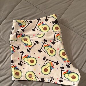 Avocado Print Athletic Shorts